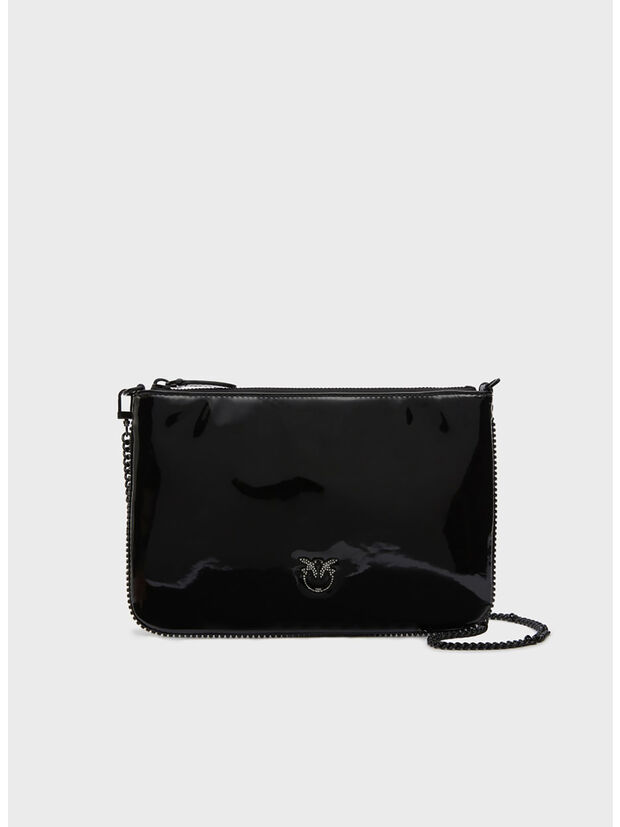 POCHETTE FLAT CON STRASS, Z99B NERO, large