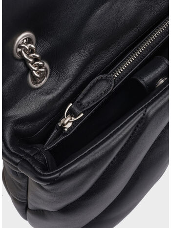 BORSA LOVE PUFF MINI, Z99O NERO ARGENTO, small