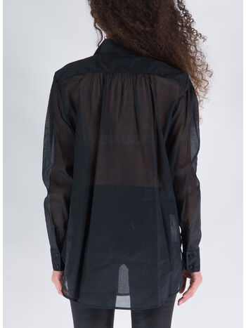 CAMICIA THE UP MUSSOLINA, BLACK, small