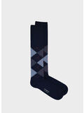 CALZA ARGYLE UNISEX, 0091 BLUE / BLUE JEANS, thumb