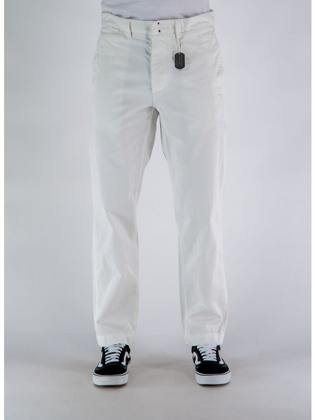 PANTALONE HERMANN GABARDINE, OFF WHITE, large