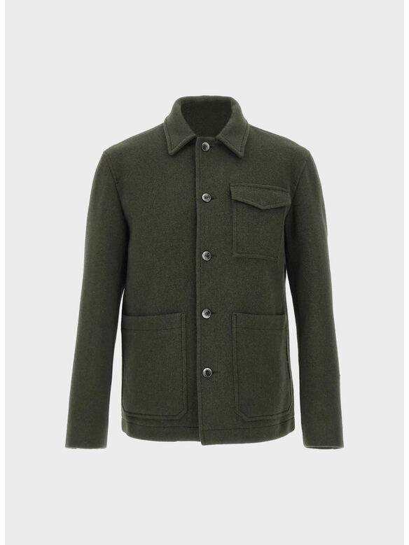 GIACCA CAMICIA PATCH-POCKET, 7740 MILITARE, medium