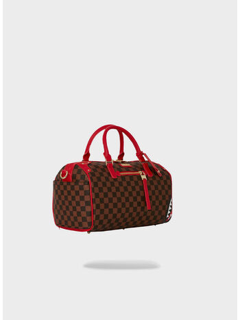 BORSA DUFFLE RED SHARKS IN PARIS BOX MINI, SHARKS IN PARIS, small
