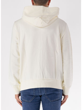 FELPA FULL ZIP CON LOGO, CLUBHOUSE CREAM, small