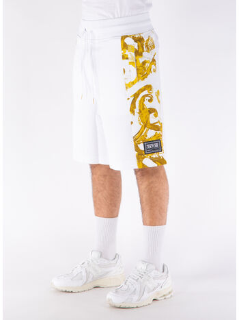 SHORTS WATERCOLOR COUTURE, G03 WHITE/GOLD, small
