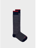 CALZA STRIPE CLASSIC UNISEX, 0017 BLU / GRIGIO SCURO, thumb