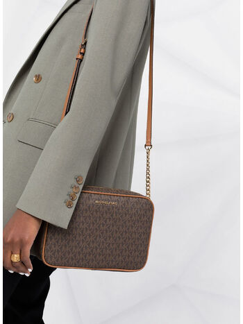 TRACOLLA LG EW CROSSBODY JET SET, 200 BROWN, small