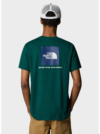 T-SHIRT S/S BOX NSE TEE, A1B1 CAMOGREY/TNFBLK, small