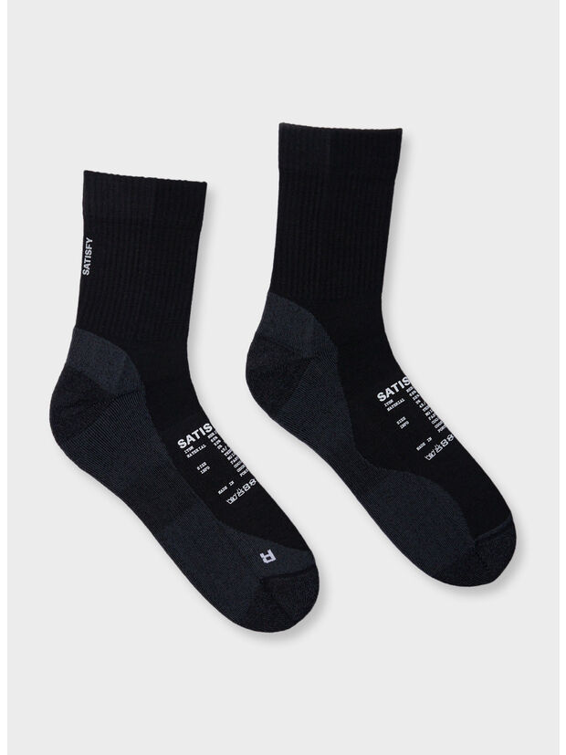 CALZINI MERINO NYLON TUBE, BLACK, large