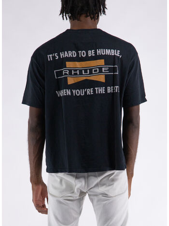 T-SHIRT HARD TO BE HUMBLE, 0610 VTG BLACK, small