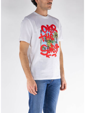 T-SHIRT CON STAMPA, BIANCO, small