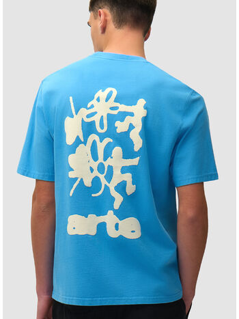 T-SHIRT BLURRY, 400 BLUE, small