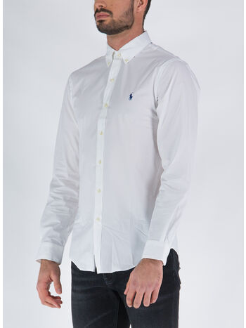 CAMICIA OXFORD, WHITE, small