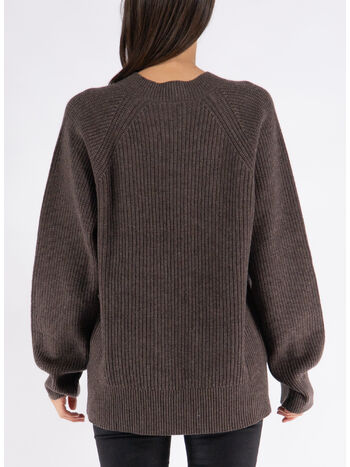 PULLOVER FENNY KNIT, DARK CHOCOLATE, small