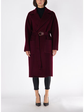 CAPPOTTO CON COLLO REVERS, CG3 ROUGE NOIR, small