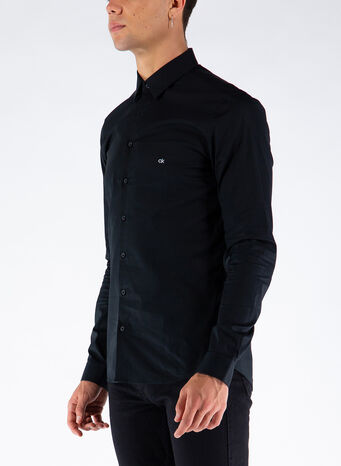 CAMICIA IN COTONE BIOLOGICO EXTRA SLIM, 0GN, small