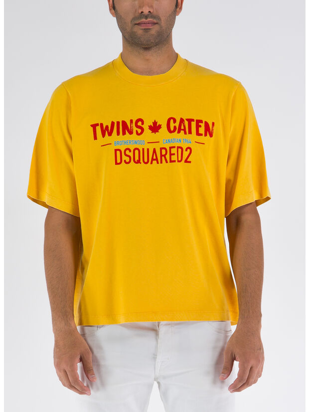 T-SHIRT TWINS CATEN, 175 YELLOW, large