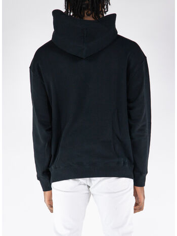 FELPA HOODIE MACRAME CROSS PATCH, 1023 BLACK DARK, small