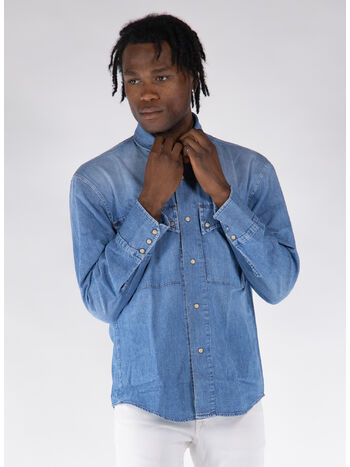 CAMICIA TEXANA, C0999 MID STONE DENIM, small