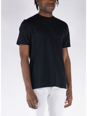 T-SHIRT GLITTER BACK, NERO, small