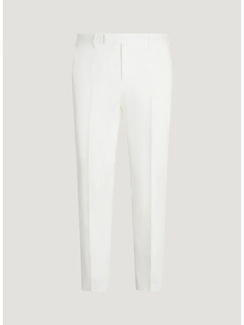 PANTALONE CHINO DIECI CON PINCES, 0010 BIANCO, small