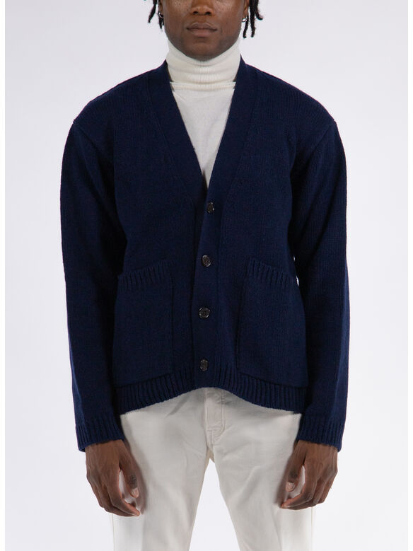 CARDIGAN LANGDALE, NAVY, medium