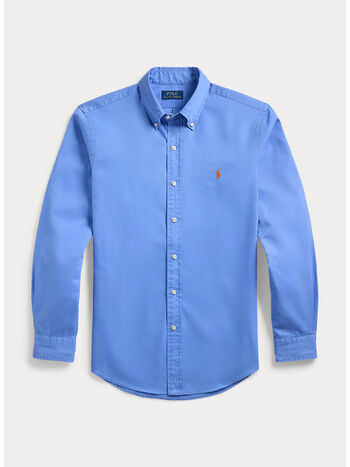 CAMICIA CON LOGO RICAMATO, HARBOR ISLAND BLUE, small