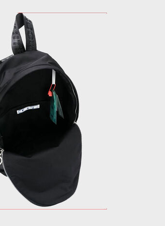 ZAINO HAND PANTERS BACKPACK, BLACK/WHITE, small