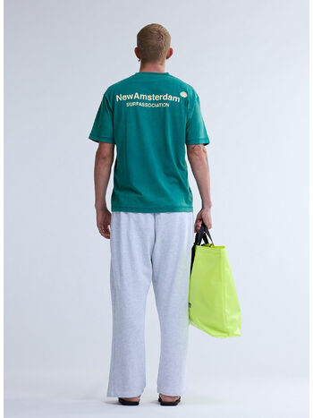 T-SHIRT LOGO, GREEN/BUTTER YELLOW , small