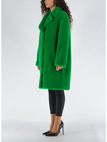 CAPPOTTO CAMILLE COCOON, 56000 BRIGHTGREEN, small