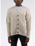 CARDIGAN TORSADES, CM CREAM, thumb