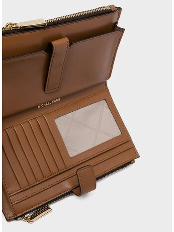 PORTAFOGLI JET SET WRISTLET, 200 BROWN, small