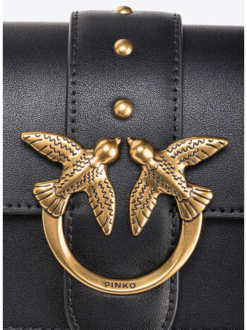 BORSA LOVE ONE POCKET, Z99Q NERO ORO, small