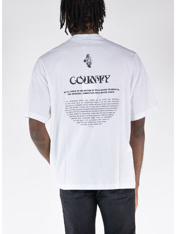T-SHIRT COUNTY MANIFESTO, 0110 WHITE BLACK, small