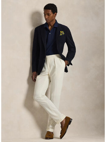 POLO IN PIQU&Eacute; STRETCH CUSTOM, REFINED NAVY/C1730 SMOKE, small