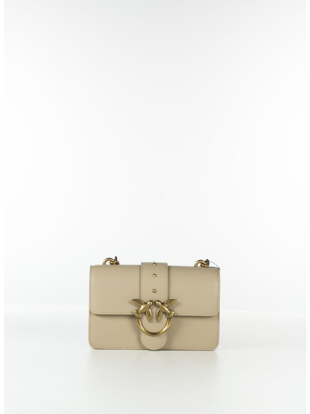 BORSA LOVE ONE MINI, C50Q BEIGE/GRIGIO FUMO/ANTIQUE GOLD, large