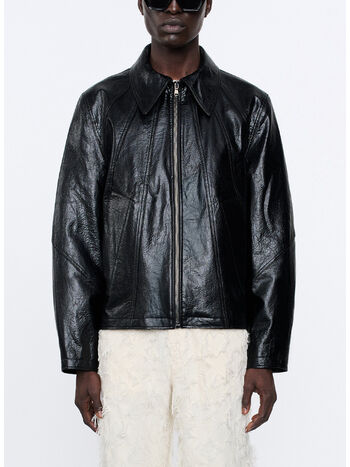 GIACCA IN PELLE DUKE, FAUX MEMORY, small