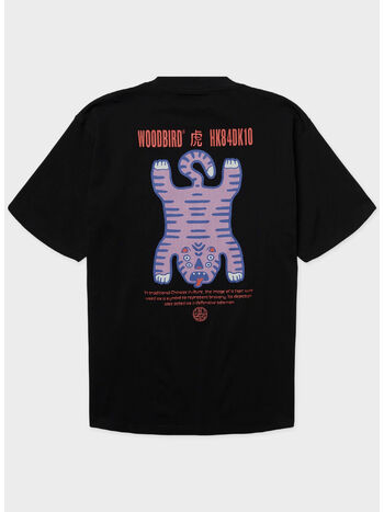 T-SHIRT WBBAINE TIGER, 01 BLACK, small