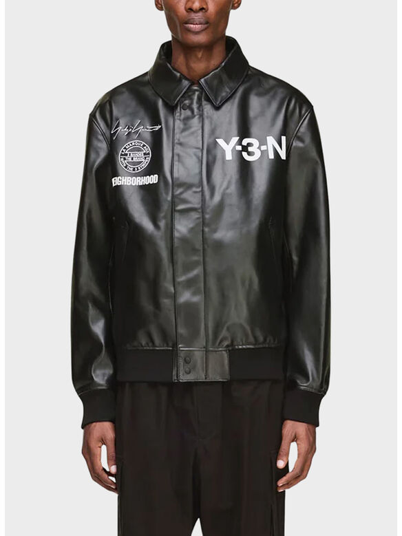 GIACCA NBHD IN PELLE, BLACK, medium