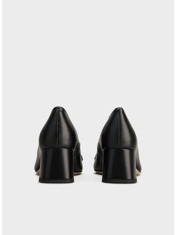 DÉCOLLETÉ KATE IN PELLE, B999 NERO, small