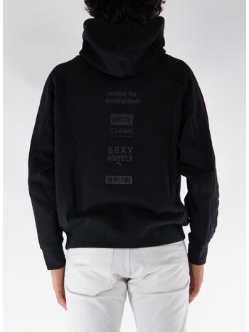 FELPA HOODIE PLEASURES, 01 Puma Black, small