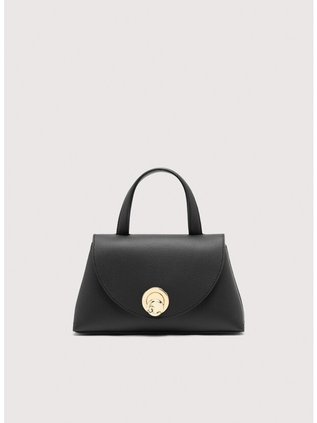 BORSA NIKLA SMALL, 613 NOIR/COGNAC, large