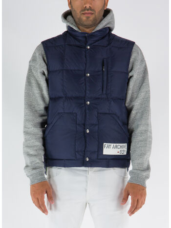 GILET DOWN VEST ARCHIVE, U605 BLUETTE, small