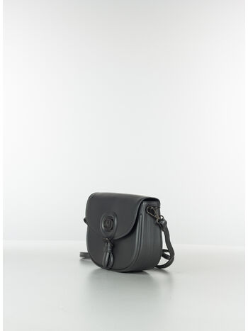 BORSA FLAT KISHA MEDIUM, GUN METAL/SATIN CDF, small