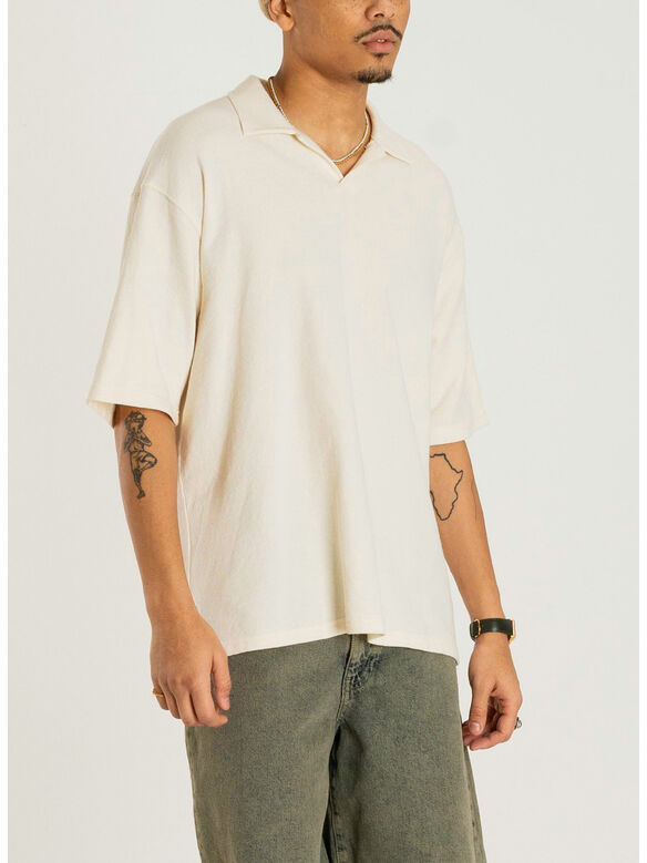 POLO WBMOUL SENZA BOTTONI, 26O OFFWHITE, medium