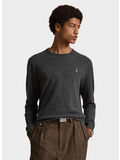 MAGLIONE IN LANA MERINO, DARK CHARCOAL HEATHER, thumb