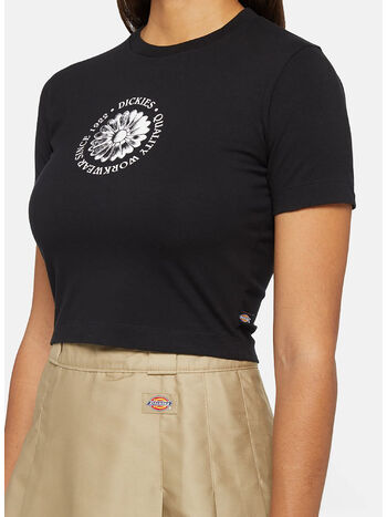 T-SHIRT GARDEN PLAIN, BLK1 BLACK, small