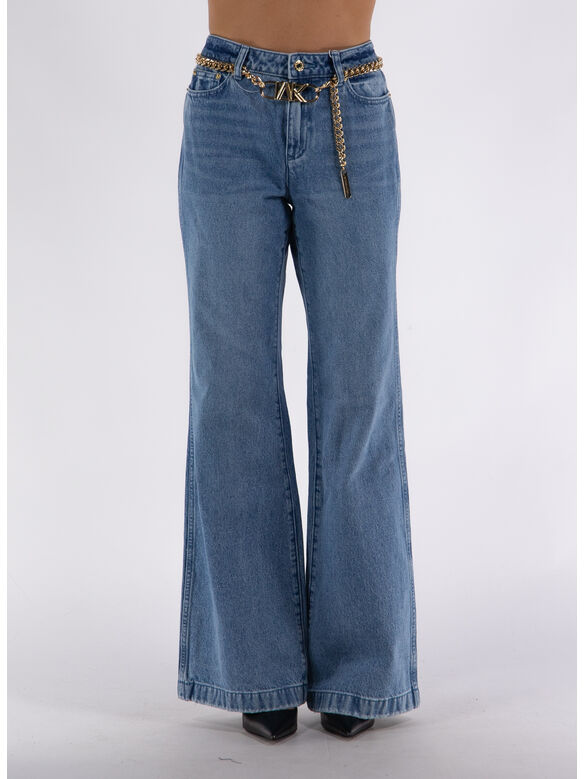 JEANS FLARE CHAIN, 906 ANGELBLUEWSH, medium