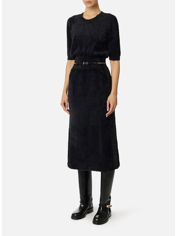 ABITO IN MAGLIA CON CINTURA, 110 NERO, small
