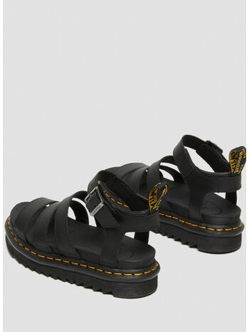 SANDALI DI PELLE CON CINTURINO BLAIRE, BLACK, small